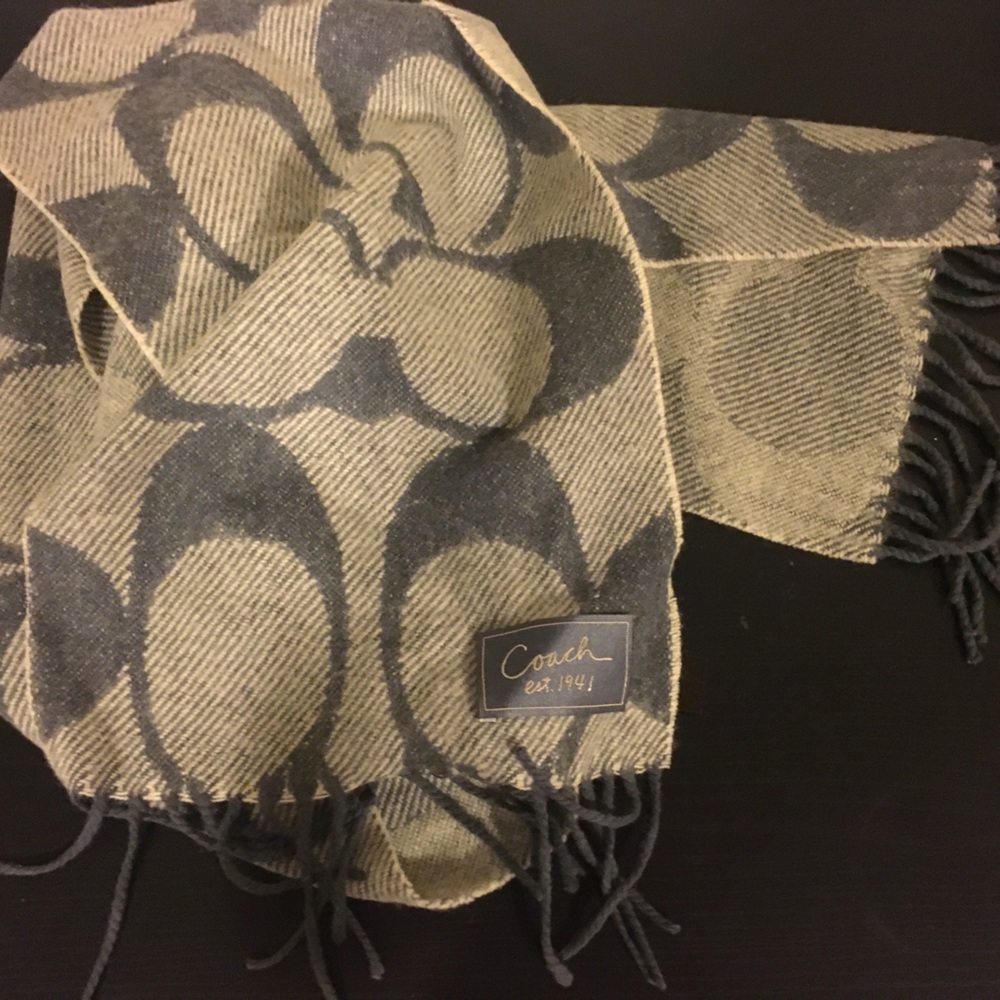 Coach Cashmere/Wool Blend Scarf